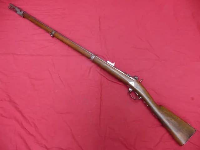 French Model 1853-67 Tabatiere Snider Action breechloader rifle, Franco-Prussian War
