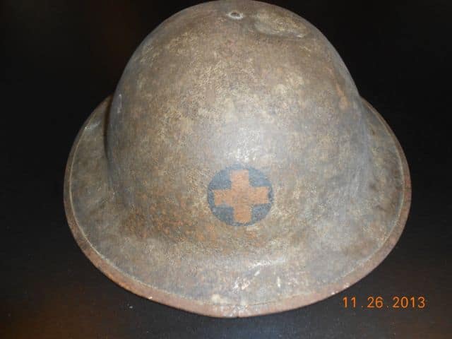 WW1 US Army M1917 Brodie Pattern Helmets 33rd Infantry Division