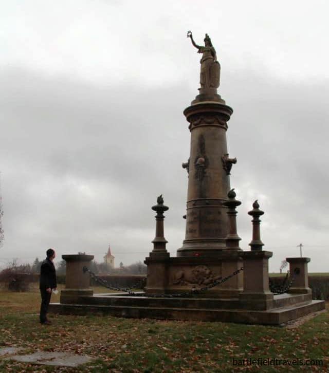 Monument to the Battery of the dead at Chlum