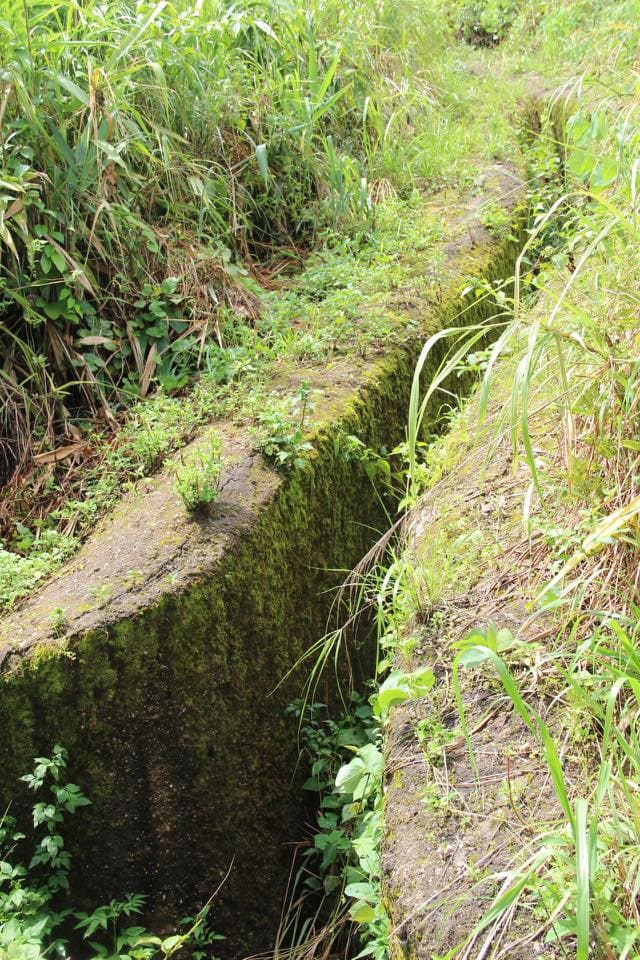 Battle for Dien Bien Phu, 13 March - 7 May 1954. Strongpoint Beatrice 1 - restored trench