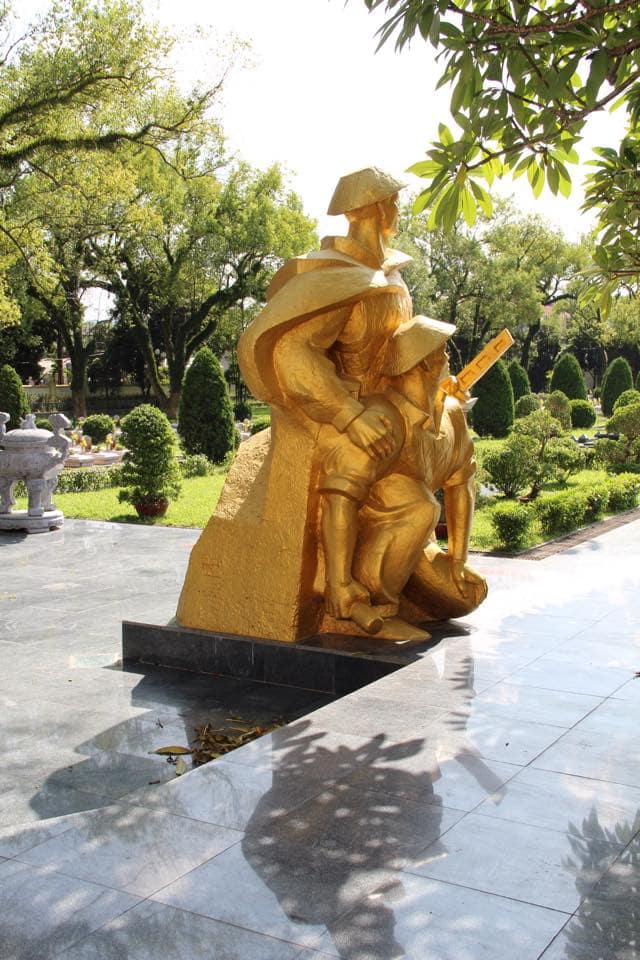 Dien Bien Phu Military Cemetery - monument to the Viet Minh soldiers.