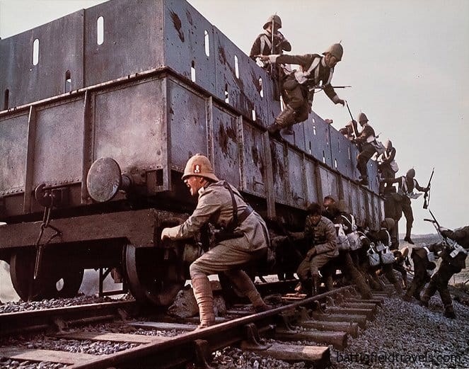 The Chieveley Armoured Train incident depicted in the 1972 movie 'Young Winston', starring Simon Ward