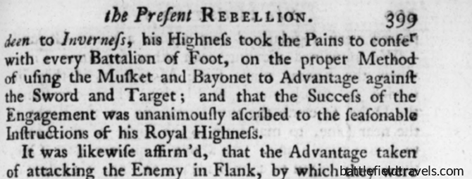 Marchant, J. (1746). The History of the Present Rebellion. p.399.