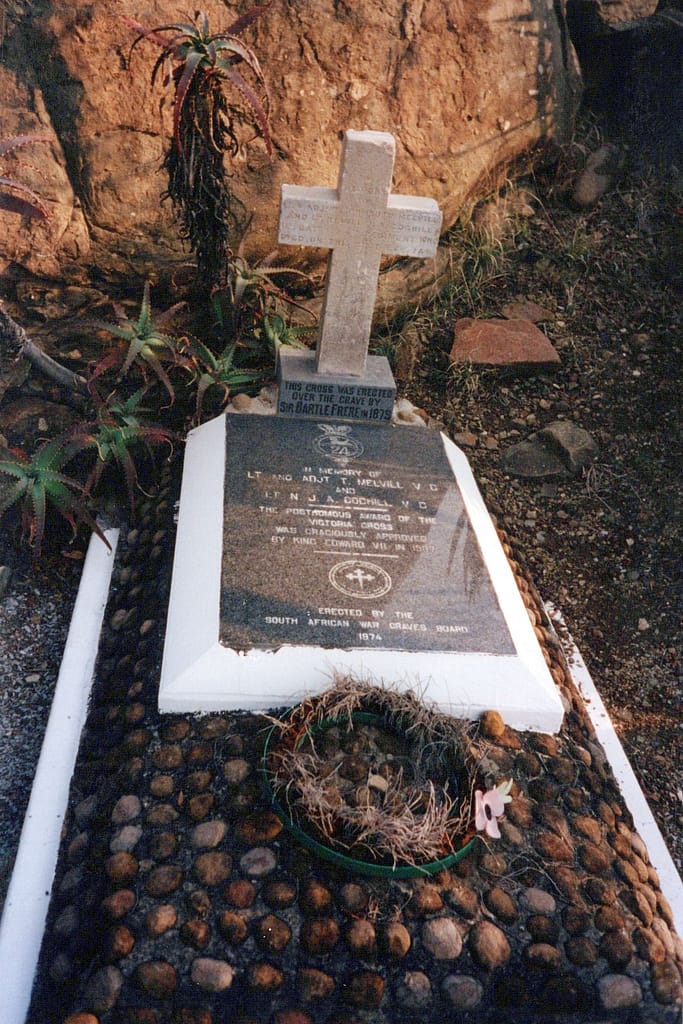 Lieutenants Melville and Coghill marker at Fugitive's Drift (my 2000 visit)