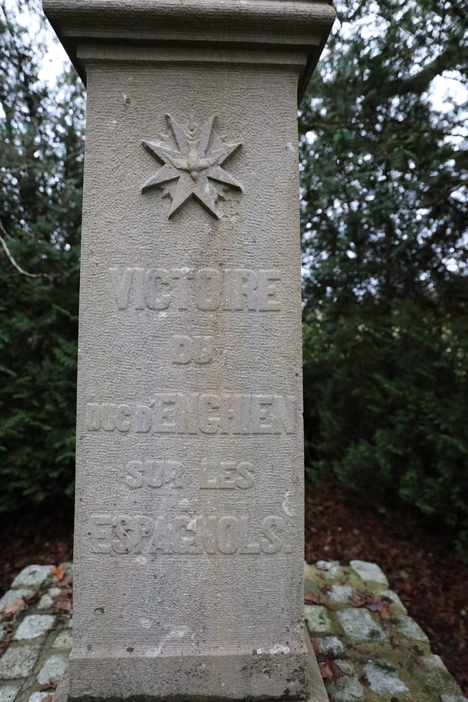 Monument to the Duc d'Enghien's victory over the Spanish at the Battle of Rocroi
