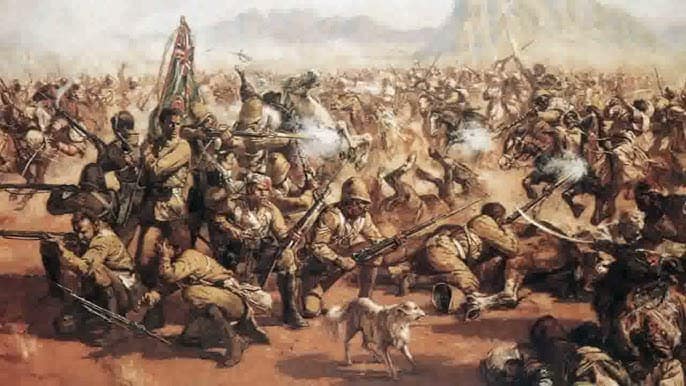 2nd Anglo-Afghan War. Battle of Maiwand, 27 July 1880.