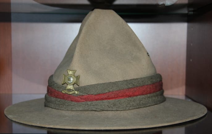 WW1 New Zealand Lemon squeezer, Canterbury Regiment