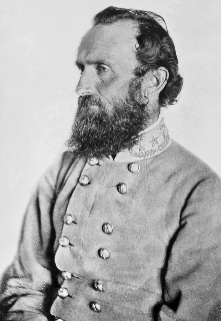 Major General Thomas 'Stonewall' Jackson, Commander of Lee's Second Corps, fatally wounded at CHancellorsville