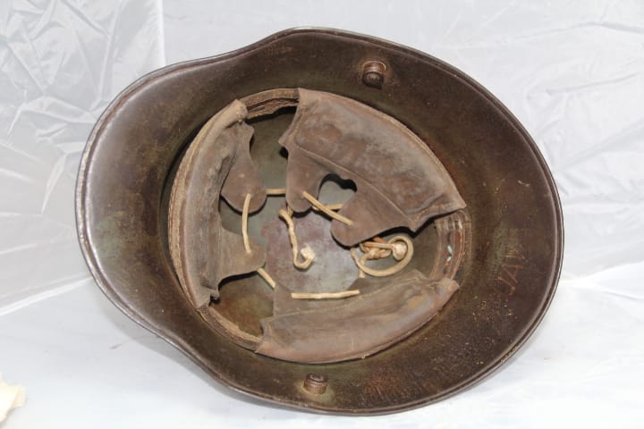 WW1 Imperial German Model 1916 Camouflaged Stahlhelm