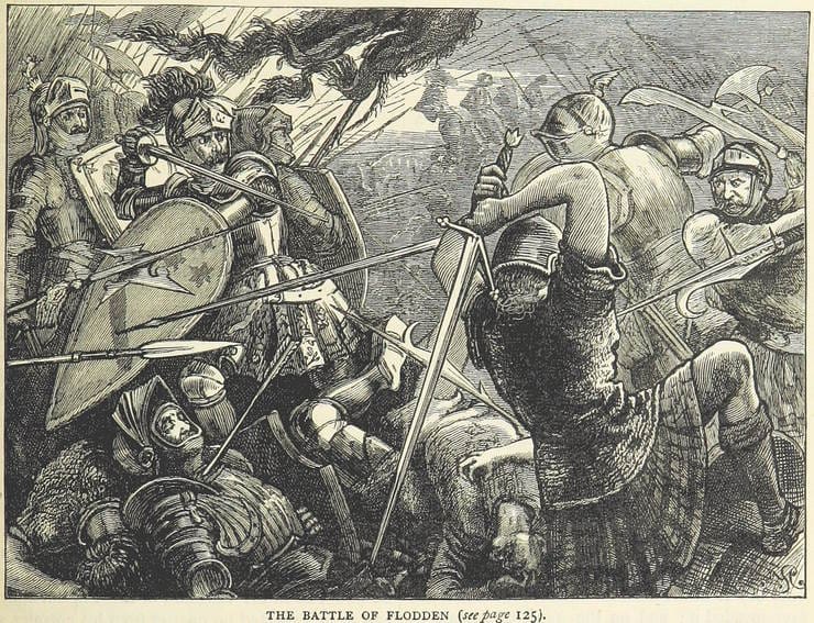 The death of King James IV of Scotland