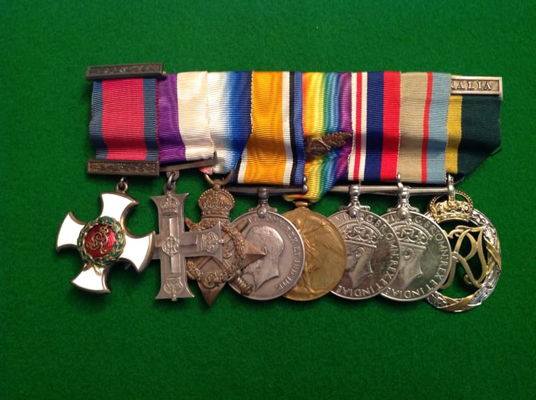 WW1 AIF EJ Parkes Medal Group