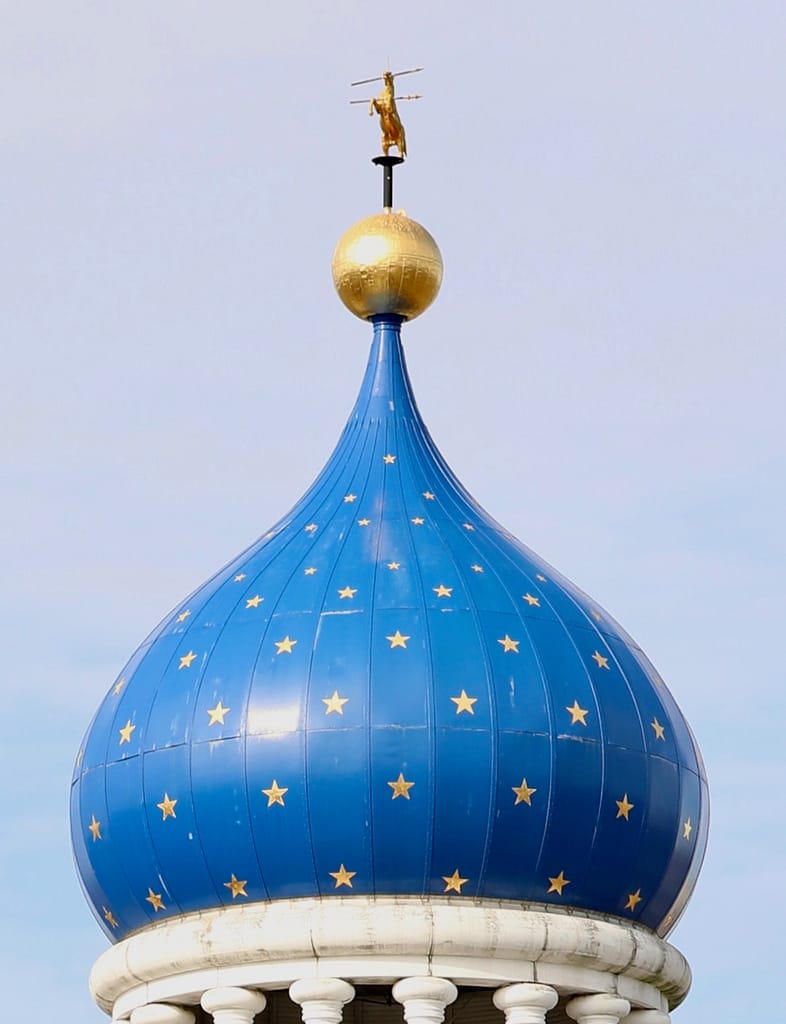 The famous 'Onion Dome' installed in 1867