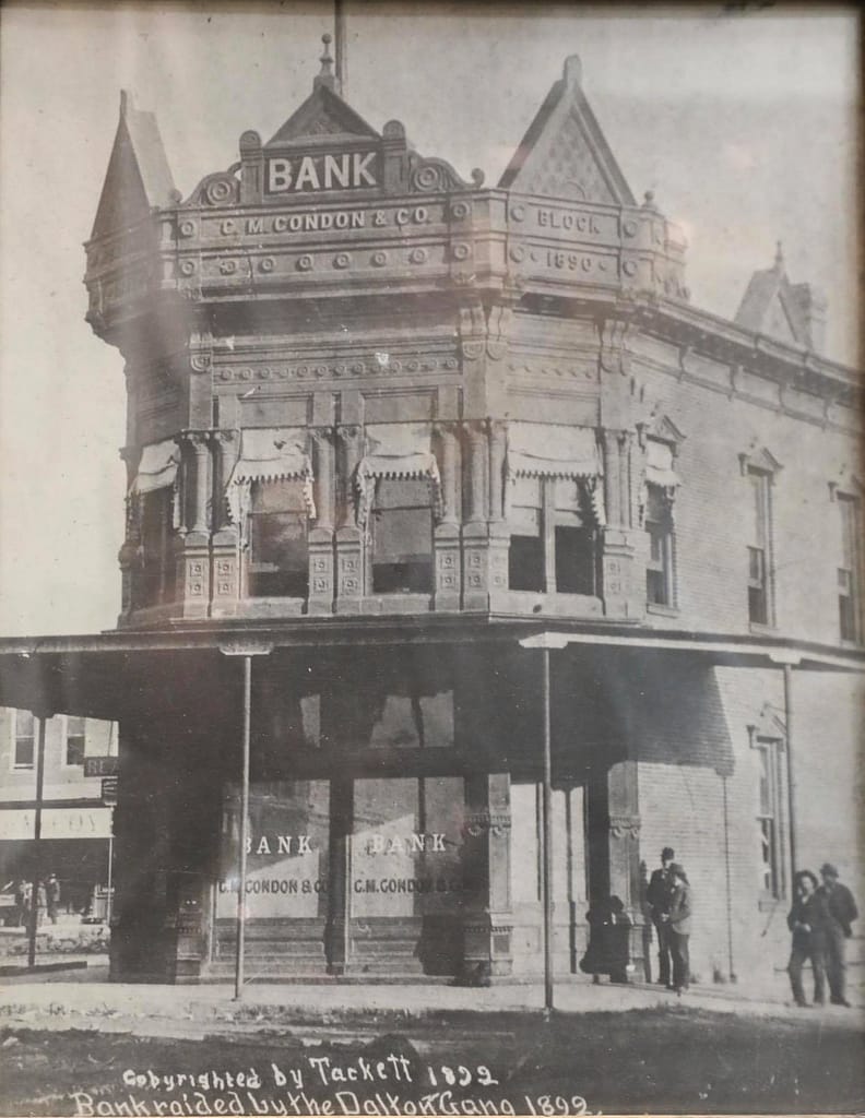 1892 Photo of the old Condon & Co bank, still perfectly preserved.