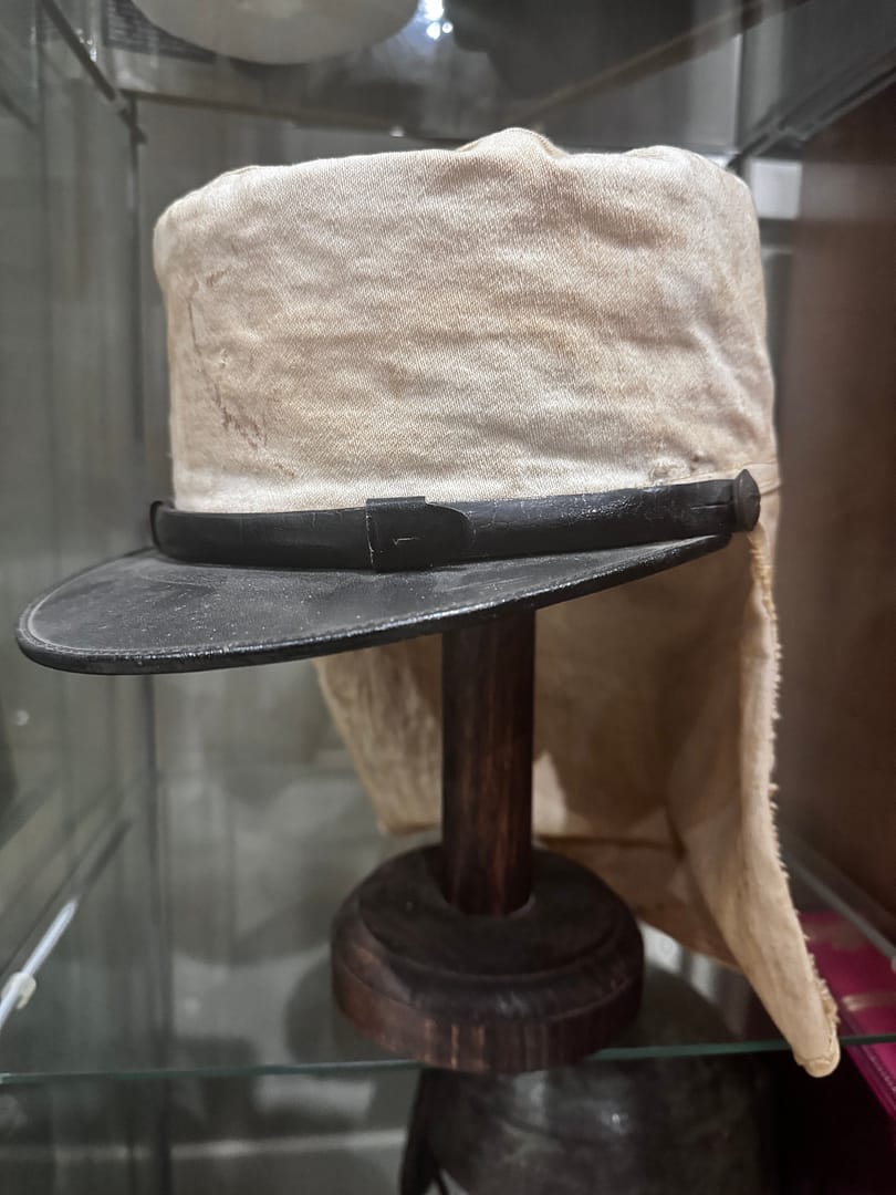 French Foreign Legion Kepi Moutarde and white cover,