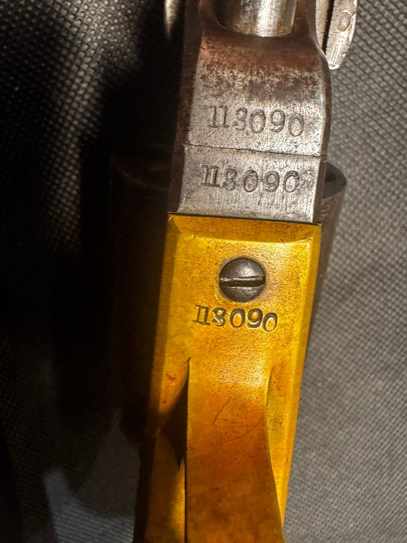 Colt Model 1851 Navy Revolver SN 118090