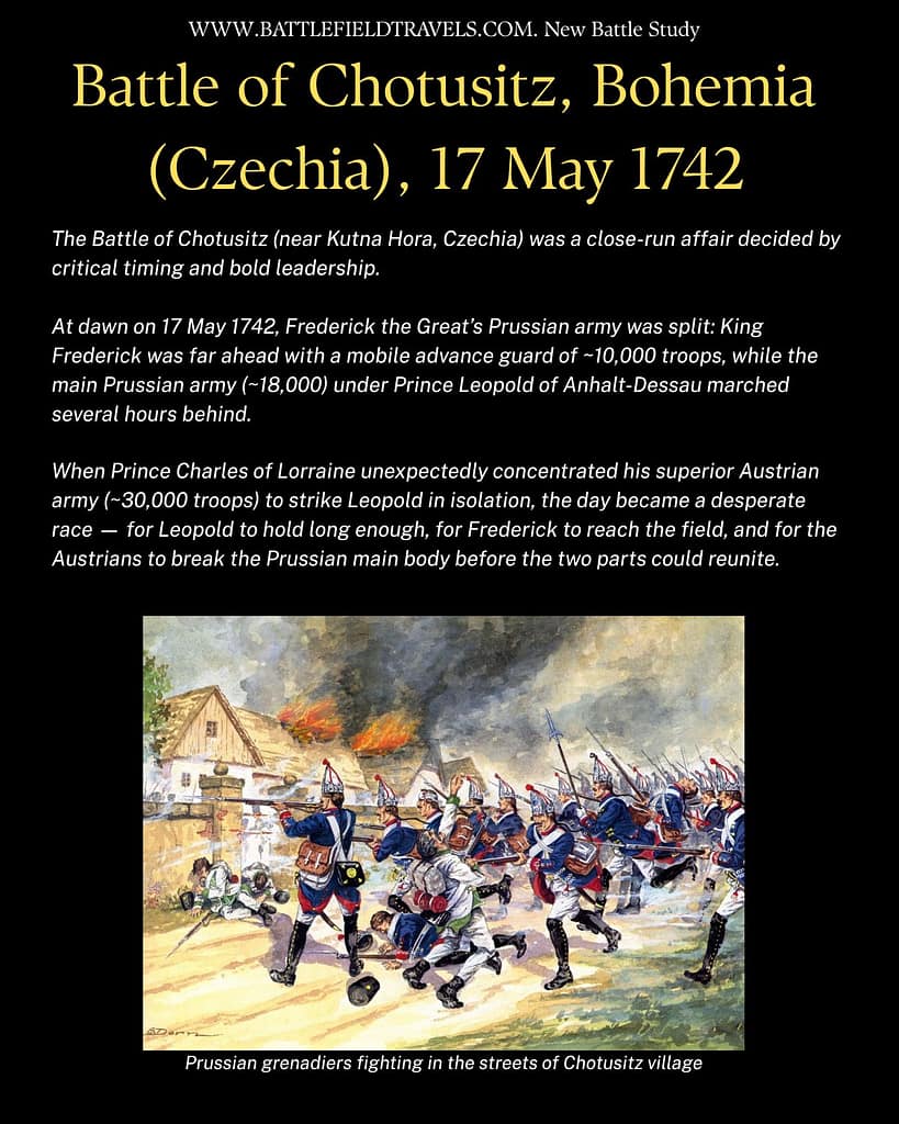 Battle of Chotusitz, 17 May 1742.