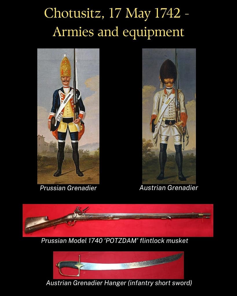 War of the Austrian Succession, weapons and equipment