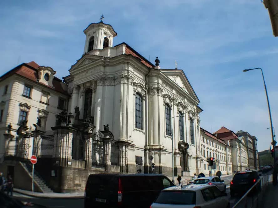 St Cyril and Methodius Cathedral, where Jozef Gabčík, Jan Kubis, and five other members of the Czech Resistance holed up after the Heydrich assassination. One of the sidestreets is the 'Street of the Paratroopers' in honour of the Resistance members.