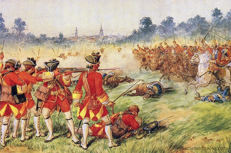 Seven Years War. Battle of Minden, 1 August 1759, 25th Regiment of Foot
