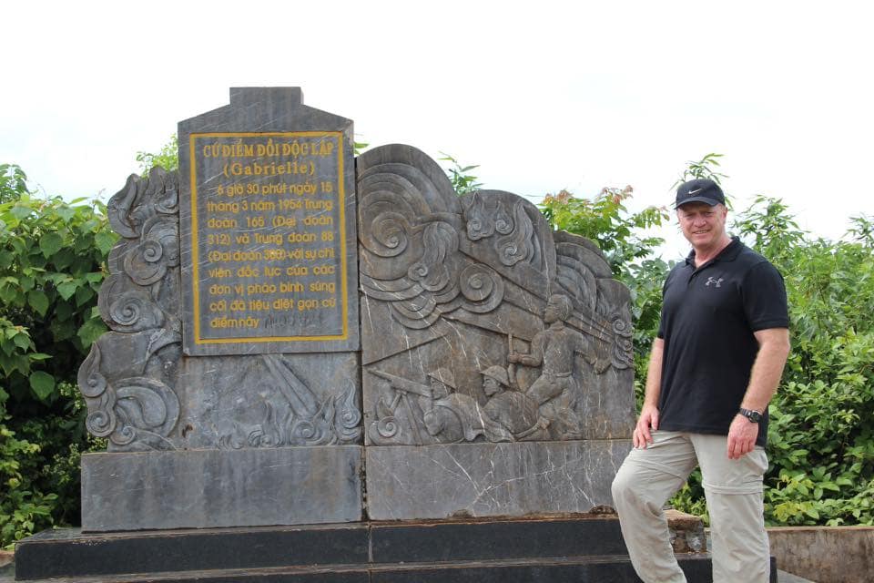 Battle for Dien Bien Phu, 13 March - 7 May 1954. Strongpoint Gabrielle. monument