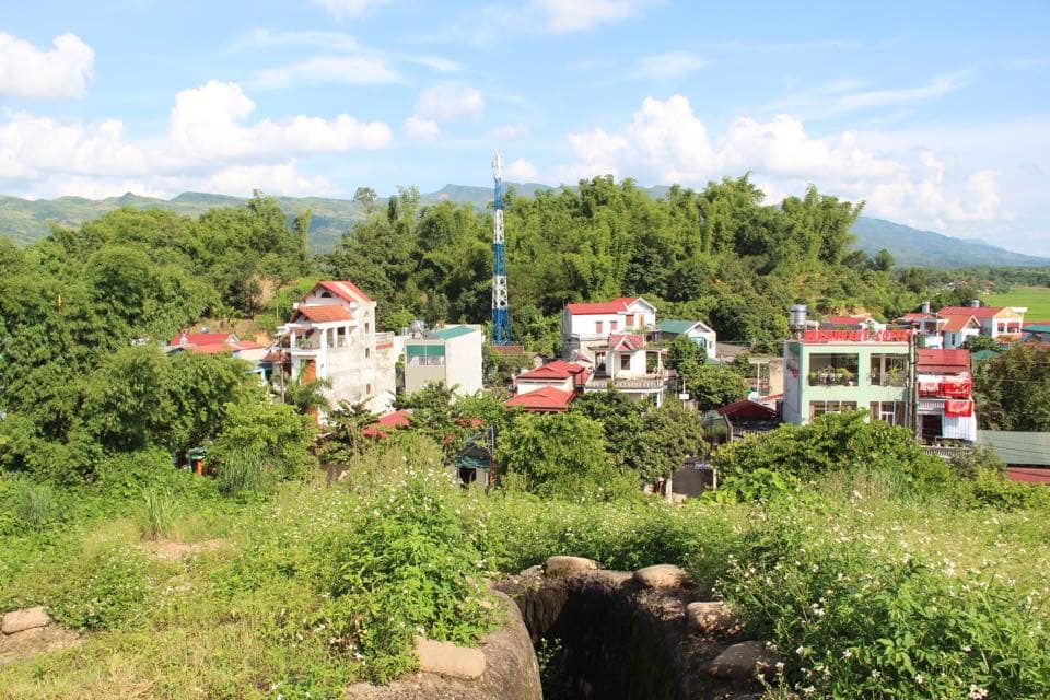 Strongpoint Eliane 2. Looking out over ''Old Baldy'. The French were able to keep the crest of Old Baldy clear, but the Viet Minh dug through the hill to create their weapon positions.
