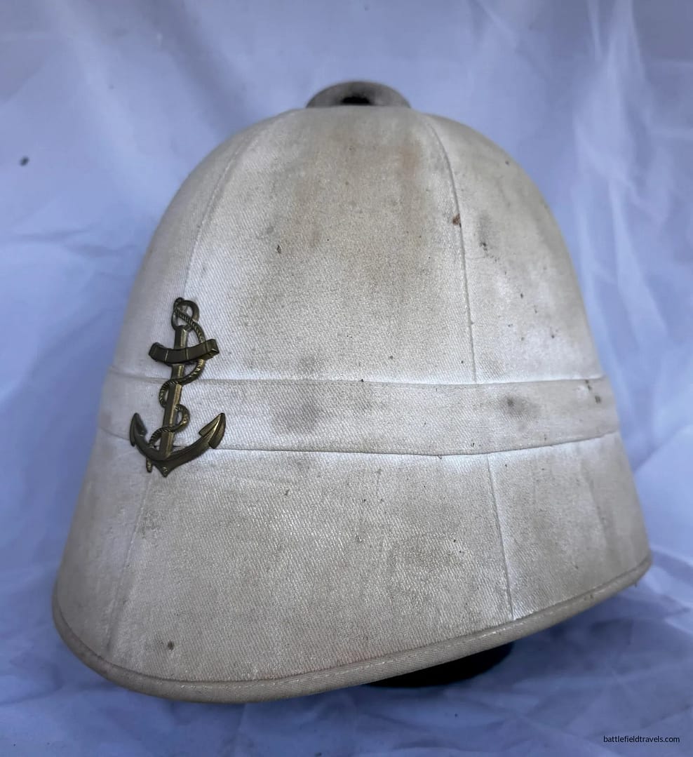 French Colonial Marine Model 1865 Pith Helmet, 3rd Marine Infantry Regiment