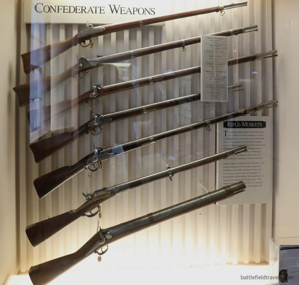 Springfield Armory Museum - Confederate weapons